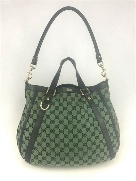 gucci green abbey hobo